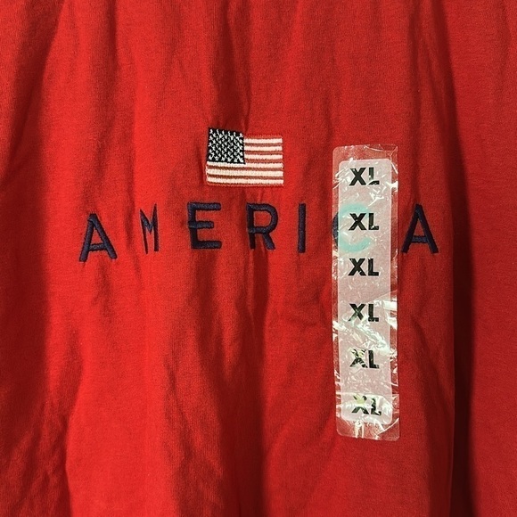 OLD VARSITY BRAND Men’s Red “America” T-Shirt Size XL NWT - Picture 5 of 5